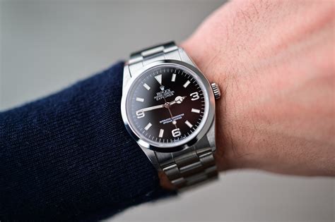 rolex explorer 1 on wrist|rolex explorer 36mm on wrist.